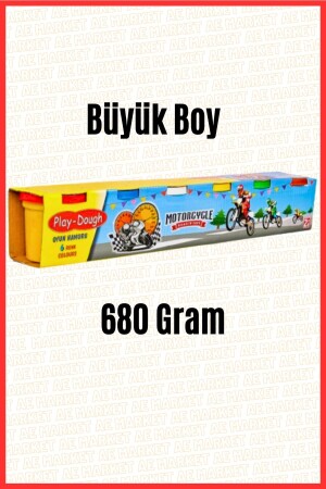 Oyun Hamuru 6lı Ern-011 -680 gram - 6 Renk - 2