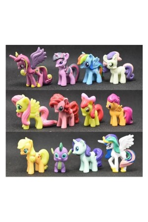 Oyuncak 12 Li Set Figür Oyuncak Pony Ler Oyuncakları 12li - 1