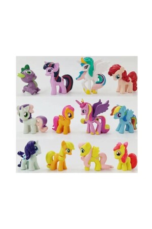 Oyuncak 12 Li Set Figür Oyuncak Pony Ler Oyuncakları 12li - 4