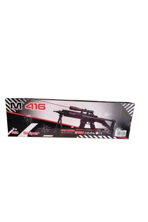 Oyuncak Boncuk Atan Gerçek Görünümlü Tüfek M416 Kutulu 85cm maiss4111 - 2