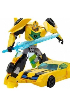 Oyuncak Bumblebee Oyuncak Metal Gövde Robot Olan Araba Transformers Robot Dönüşebilen Oyuncak Robot AN51878488455050 - 1