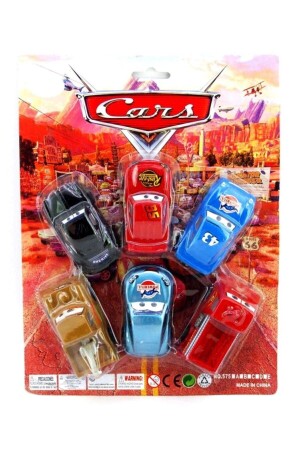 Oyuncak Cars 6 Lı Araçlar Şimşek Mcquin-mater Oyuncak Araba Erkek Çocuk Mcquin Araba Oyuncakları - 1