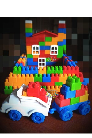 Oyuncak Eğitici Öğretici Blocks 120 Parça Lego Blok Anasınıfı Gelişim Seti block 120 - 3