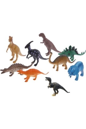 Oyuncak Hayvanlar 9 Parça Dinozor Seti Dinazorlar 9 Parça Büyük Dinazor Seti - 2