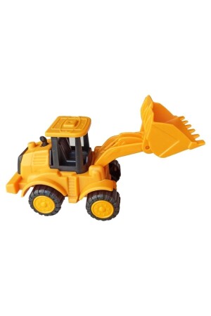 Oyuncak Iş Makinaları Seti Dozer, Kepçe, Mikser Ve Kamyon, Sürtmeli 4'lü Set ML-0065 - 6