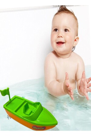 Oyuncak Manuel Tekne Banyo Havuz ve Plaj Oyuncağı 18X6 cm Ebatında - 1