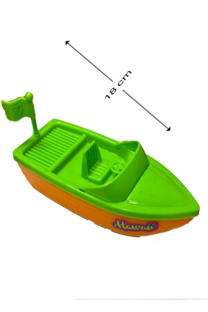 Oyuncak Manuel Tekne Banyo Havuz ve Plaj Oyuncağı 18X6 cm Ebatında - 3