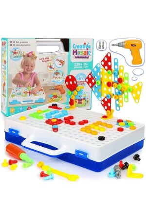 Oyuncak Matkaplı 3d Yaratıcı Tamir Seti Puzzle Eğitici - 2