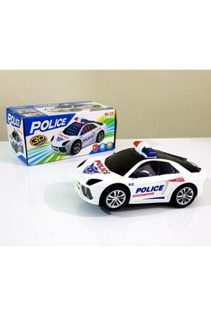 Oyuncak Pilli Polis Arabası 3d Işıklı Ve Siren Sesli 2017E - 3