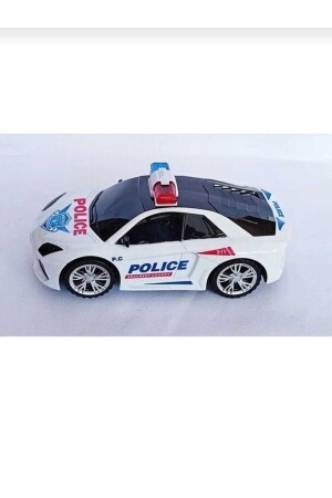 Oyuncak Polis Arabası Pilli Çarptıkça Yön Değiştiren Işıklı Sesli Polis Arabası - 3