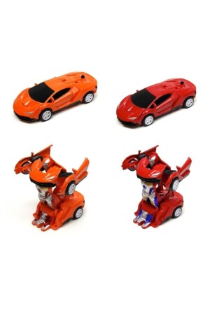 Oyuncak Robota Dönüşen Araba Çek Bırak Transformers Dönüşen Robot 1:32 PRA-1528233-6318 - 1
