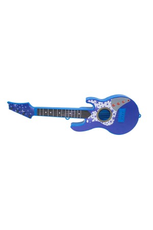 Oyuncak Rock Gitar Metal Telli 45 Cm Mavi - 1