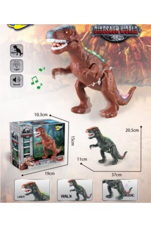 Oyuncak Sesli Işıklı Dinozor 35 Cm Dinazor Yürüyen AN5182095060 - 1