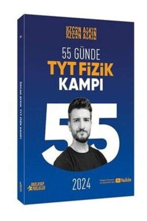 Özcan Aykın 2024 55 Günde Tyt Fizik Kampı Video Ders Takip Kitabı 9786256391475 - 2