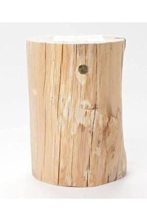 Özçelikkereste Holzscheit-Beistelltisch, 25 cm breiter Beistelltisch - 9