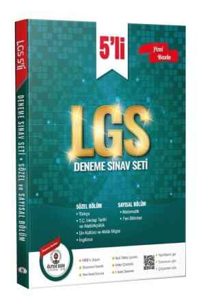 Özdebir Yayınları 8. Sınıf Lgs 5'li Deneme Sınavı - Özdebir Yayinevi