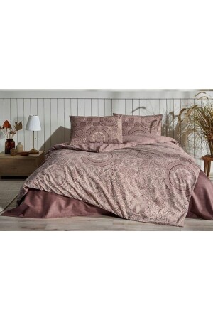 ÖZDİLEK SINGLE Claret Red MANDALA MISTICO DUVET COVER SET 8697353592508 - 1