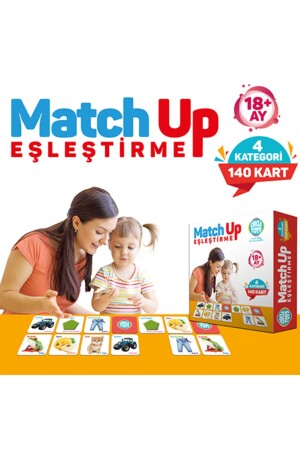 Özlem Toys Match Up Eşleştirme Kartları 140 Parça 4 Kategori Beceri Zeka Gelişimi gry00018 - 4