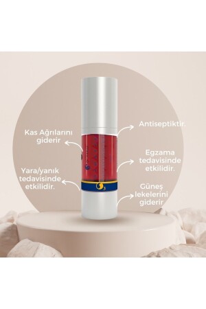 Ozonisiertes Johanniskrautöl, sauerstoffhaltiges Hautpflegeserum, 30 ml, Airless-Flasche, Dr. Yılmaz ozonisiertes Johanniskrautöl - 1