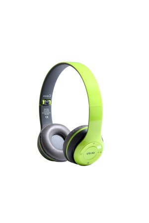 P47 Kabelloser Bluetooth-Kopfhörer, kabellos, extra Bass, faltbar, für Kleinkinder, Grün - 1