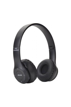 P47 Wireless Bluetooth 5.0 Kablosuz Extra Bass - Fm Radyo Kafa Üstü Kulaklık p47redyeni1 - 1