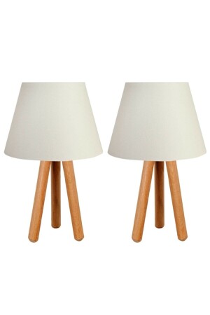 مجموعة من المصابيح المزدوجة من المظلة البيضاء P5094S8647 - EvLight