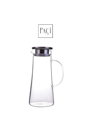 Paçi 1400 ml Merida Glaskrug mit Metalldeckel CAM-400838 - 6