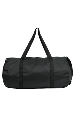 Packable Katlanabilir Silindir Çanta Siyah - 2
