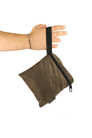 Packbare, faltbare Reisetasche Khaki - 4