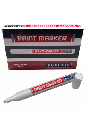 Paint Marker Kalem Beyaz Renk Rpm 80/b (ADET) - 1