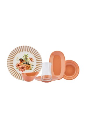 Pajaro 26-teiliges Frühstücks-/Servierset für 6 Personen 153. 03. 08. 3119 - Karaca