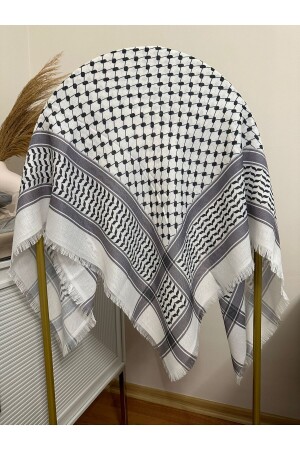 Palästinensischer Keffiyeh 100 cm quadratischer Keffiyeh-Kinderwagen mit Olivenblattmuster – Unisex-Kinderwagen - 2