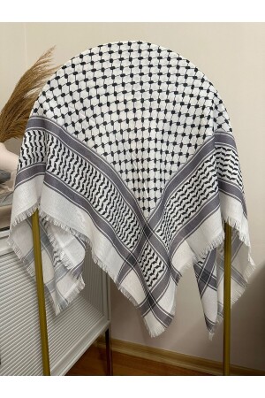 Palästinensischer Keffiyeh 100 cm quadratischer Keffiyeh-Kinderwagen mit Olivenblattmuster – Unisex-Kinderwagen - 3