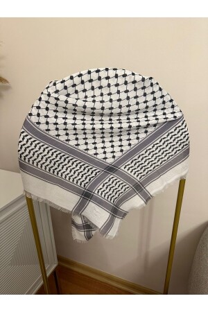 Palästinensischer Keffiyeh 100 cm quadratischer Keffiyeh-Kinderwagen mit Olivenblattmuster – Unisex-Kinderwagen - 5