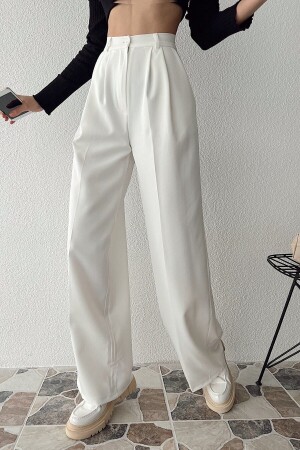 Palazzo-Hose mit weitem Bein und hoher Taille - 1