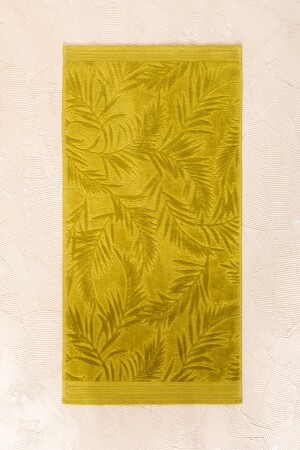 Palm | 3'lü | 50x90cm | 100% Pamuk | Kadife Havlu Seti | Özel Bez Çantası Hediyelidir | 5001-3 - 8