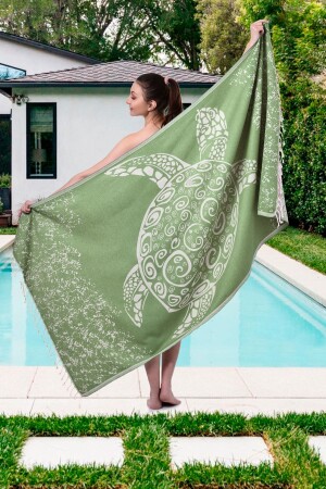 من القطن من المنزلي 100x180 سم منشفة الشاطئ في بشتمال - كاريتا كاريتا بشتمال - GoldCotton