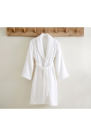 Pamuk Bornoz Salyaka Bukle Antibakteriyel Soft Bonoz Hediyelik Günlük Ceyizlik Erkek Kadın - Oyali Textile