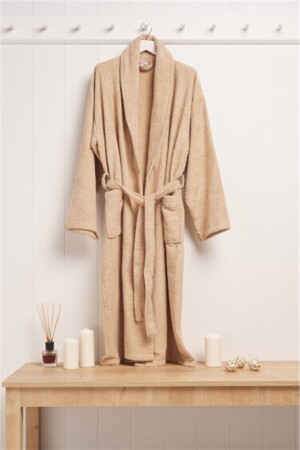 Pamuk Bornoz Salyaka Bukle Antibakteriyel Soft Bonoz Hediyelik Günlük Ceyizlik Erkek Kadın - Oyali Textile