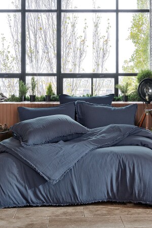 مجموعة غطاء مزدوج من القطن من المسلين - Shine Shine Double Duvet Cover - Dantela