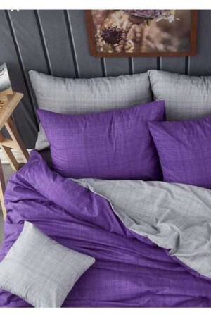 مجموعة غطاء قطن MNZ ذات جانب واحد مزدوج (صفحة مرنة) غطاء غطاء مزدوج - GASEL ÇARŞI