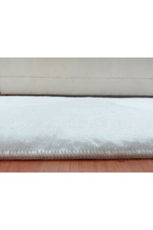 Panda Soft 60x100 Beyaz Banyo Paspası Puffy Paspas Pofuduk Beyaz - 3