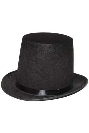 منز-بارديدوول الفطريات اللون الأسود القوسية قبعة الساحر مع شريط - Pandoli