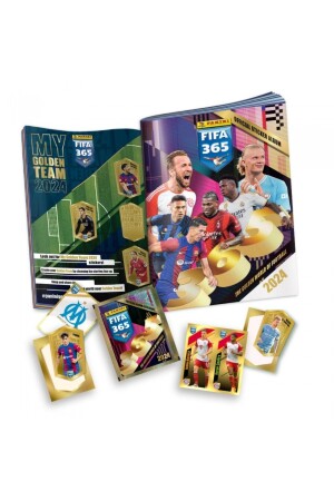 Panini Fifa 365 2024 Fußballspieler-Aufkleber, Karten, Album, Magazin + 2er-Pack (10 Aufkleber) - 4