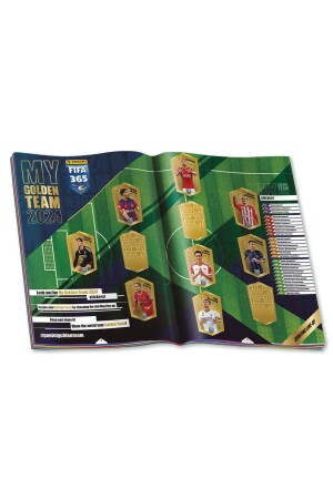 Panini Fifa 365 2024 Fußballspieler-Aufkleber, Karten, Album, Magazin + 2er-Pack (10 Aufkleber) - 6