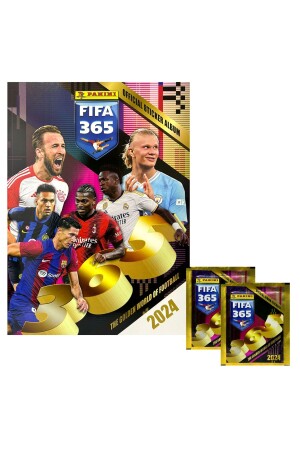 Panini Fifa 365 2024 Fußballspieler-Aufkleber, Karten, Album, Magazin + 2er-Pack (10 Aufkleber) - 7