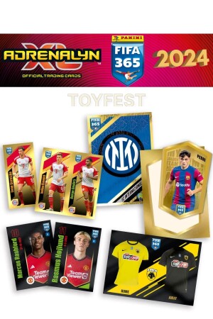 Panini Fifa 365 2024 Fußballspieler-Aufkleber, Karten, Album, Magazin + 2er-Pack (10 Aufkleber) - 8