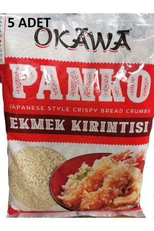 Panko-Semmelbrösel nach japanischer Art, knusprige Semmelbrösel, 1 kg, 5 Stück - 1