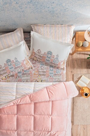 Panna Single Threefy Schlafset – Puder - Puffy