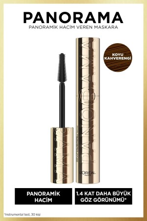 Panorama Volumizing Mascara Dunkelbraun - 2